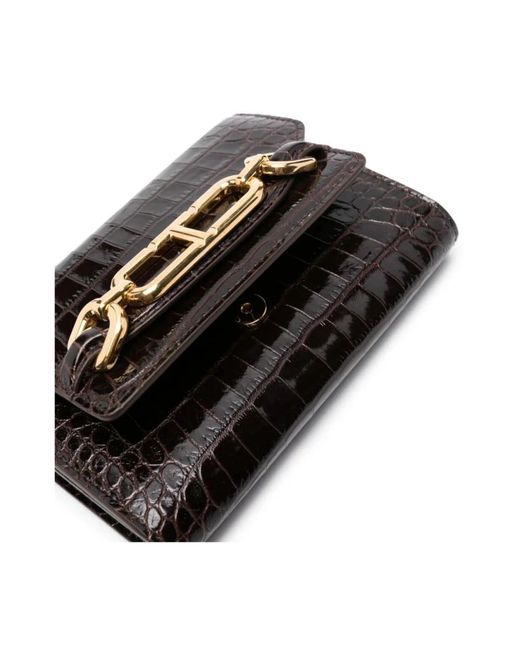 Tom Ford Black Krokodil geprägte lederhandtasche,mini bags