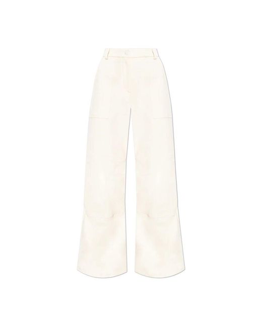 Moncler White Weite hose