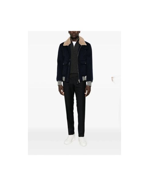 Brunello Cucinelli Bomberjack in het Black voor heren