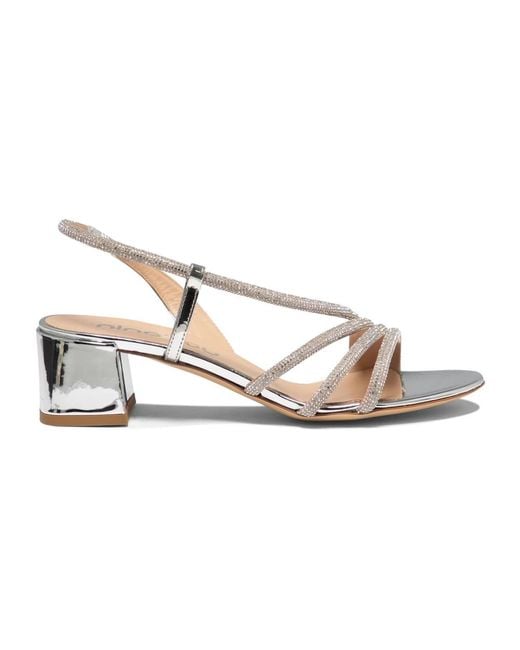 High Heel Sandals Ninalilou en coloris Metallic