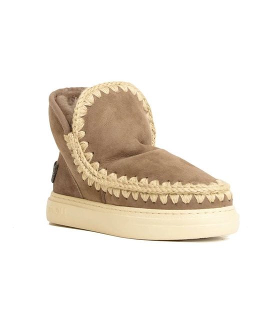 Mou Natural Winter Boots