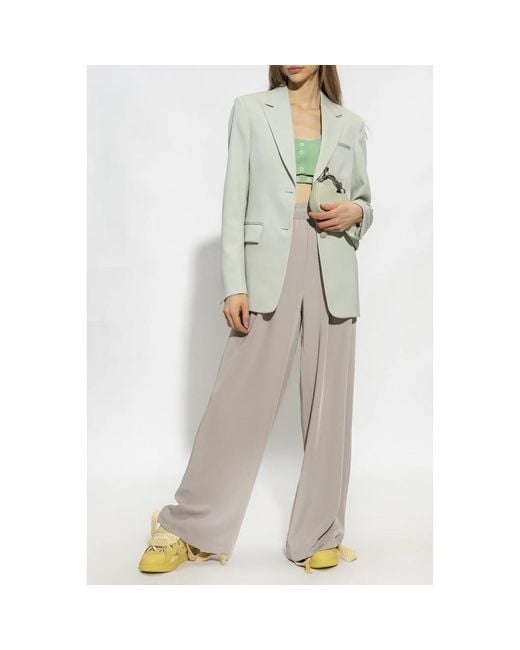 Lanvin Gray Blazers