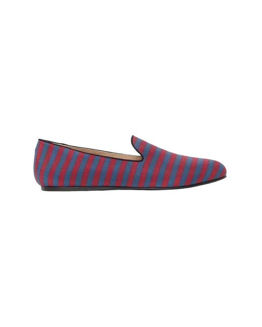 Charles Philip Blaue baumwoll-loafer in Purple für Herren