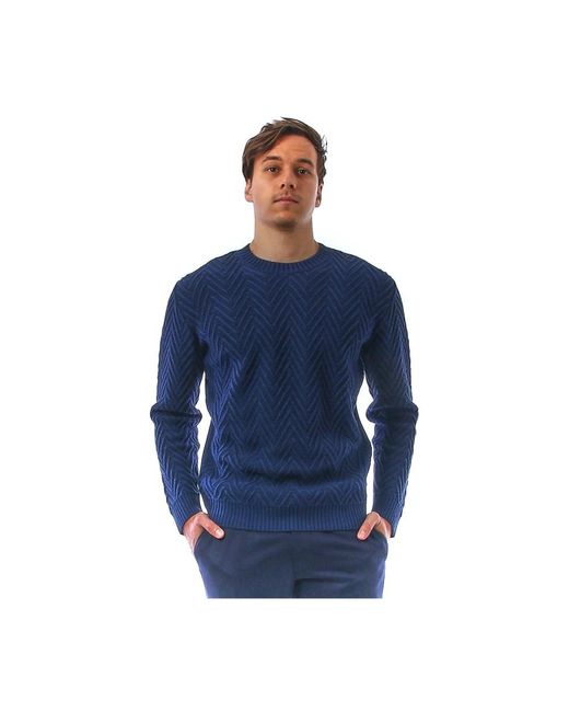 Knitwear > round-neck knitwear Kangra pour homme en coloris Blue