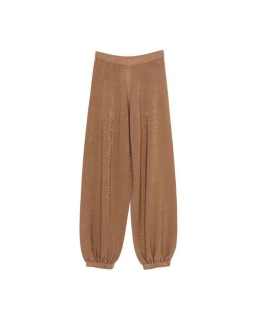 Fabiana Filippi Women's Brown Wide Pants