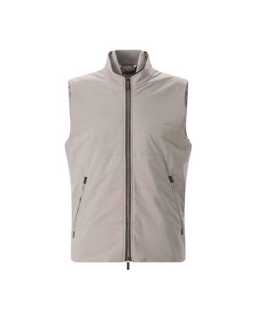 Maurizio Baldassari Gray Waistcoats for men