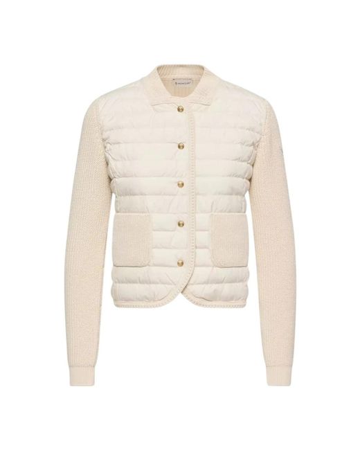 Moncler White Winter Jackets