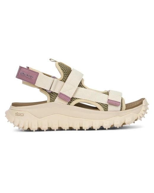Moncler Natural Flat Sandals