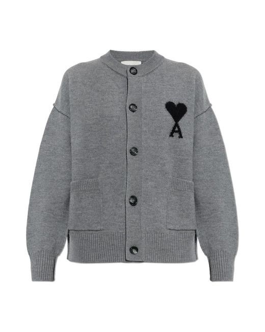 Cardigans AMI de color Gray