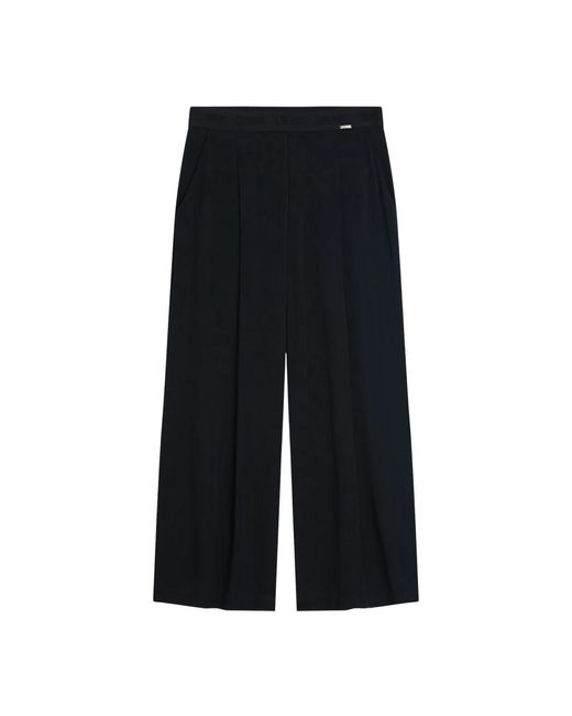 Cinque Black Wide Trousers