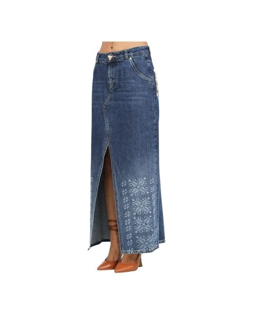 Akep Blue Denim Skirts