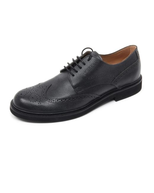 Tod's Black Laced Shoes for men
