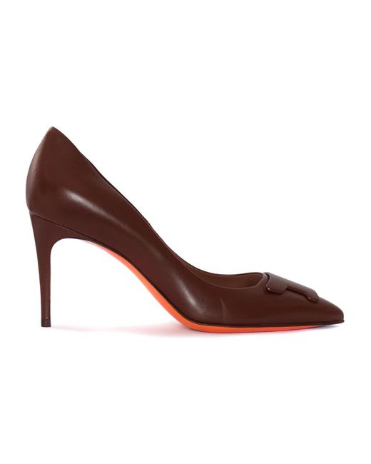 Santoni Brown Pumps