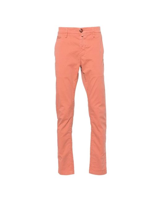 Jacob Cohen Red Chinos for men