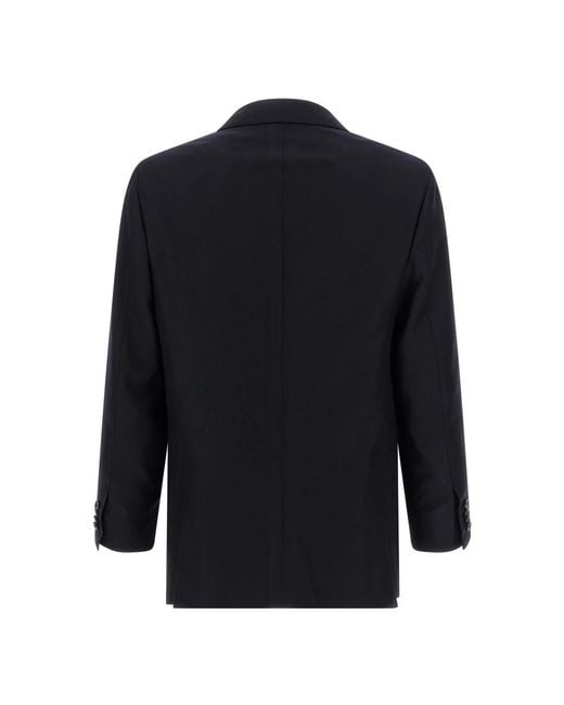 Kiton Black Double Breasted Suits for men