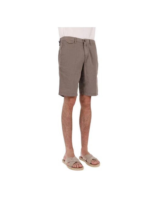 Myths Gray Casual Shorts for men