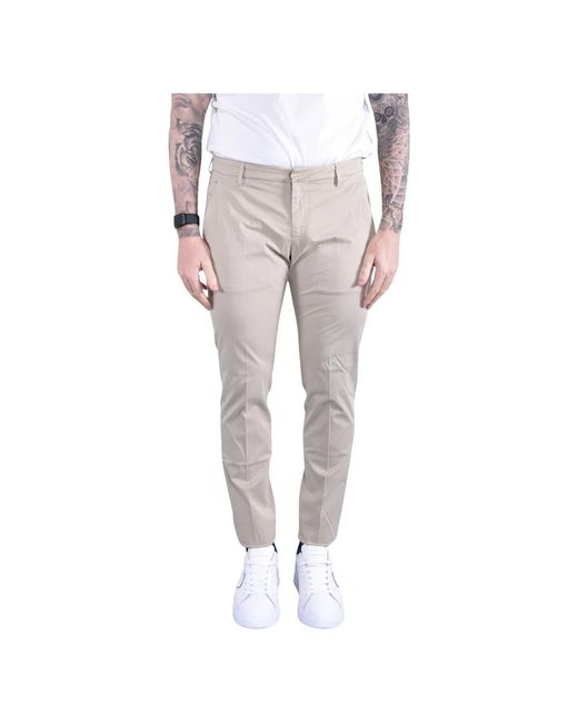 Dondup Gray Chinos for men