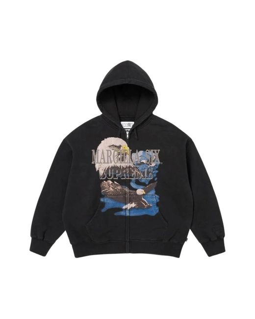 Supreme Black Zip-Throughs for men