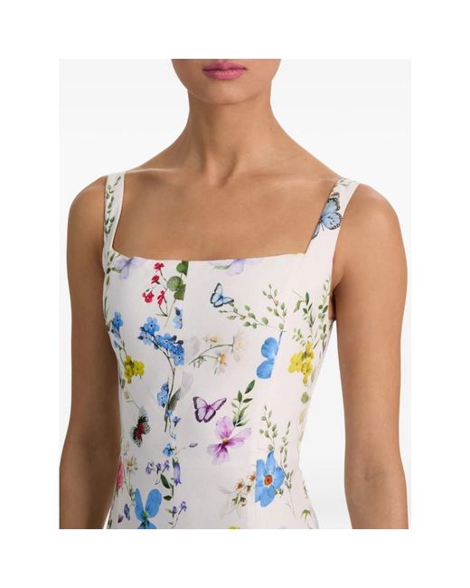Alice + Olivia Blue Midi Dresses