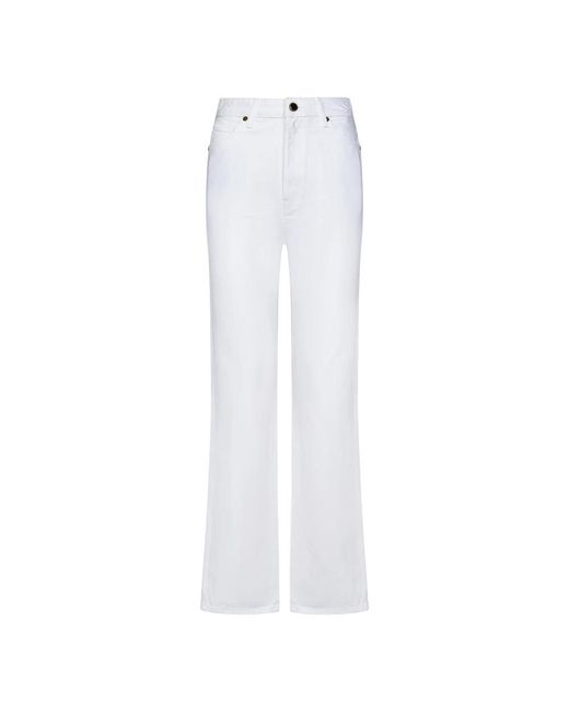 Straight Jeans Khaite de color White
