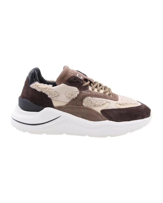 Date Schoenen ,Bruin ,Pyrgos Sneaker in het Brown