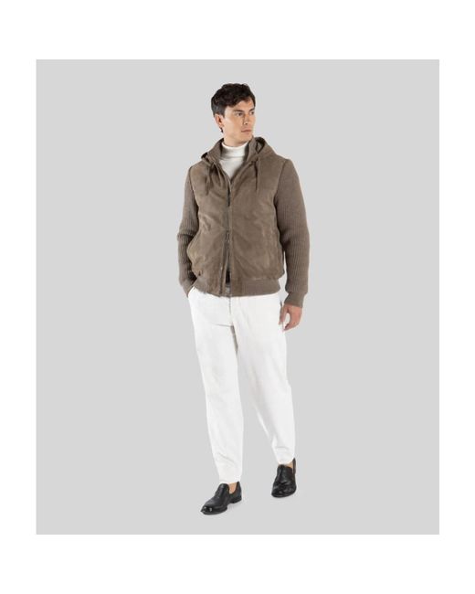 Gimo's Brown Light Jackets for men