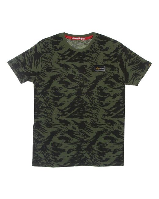Alpha Industries Green T-Shirts for men