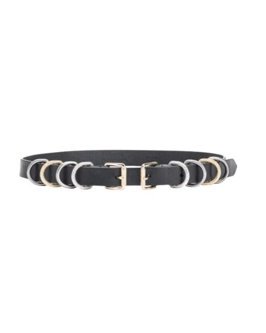 Colección cinturones negros Pinko de color Black