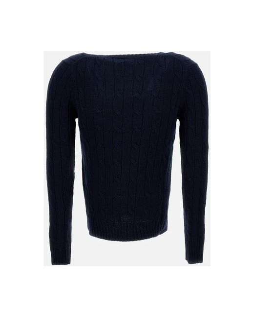 Polo Ralph Lauren Blue V-Neck Knitwear
