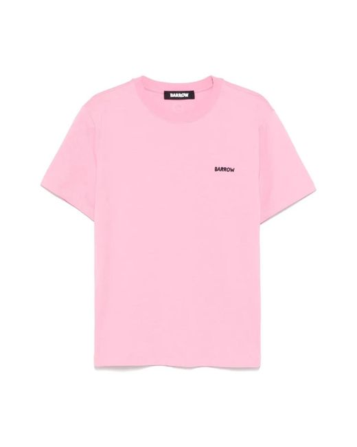 T-Shirts di Barrow in Pink da Uomo