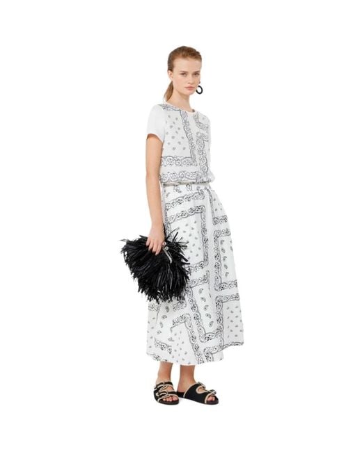 Weekend by Maxmara White Midi Skirts