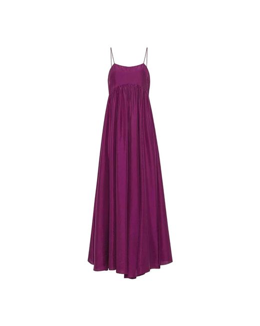 Forte Forte Purple Rubin kleid elegante abendgarderobe