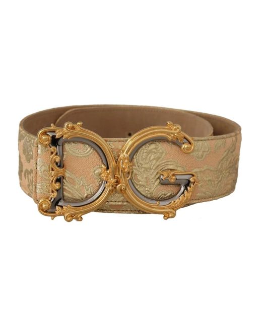 Belts di Dolce & Gabbana in Brown