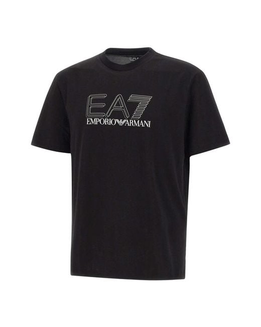 EA7 Black T-Shirts for men