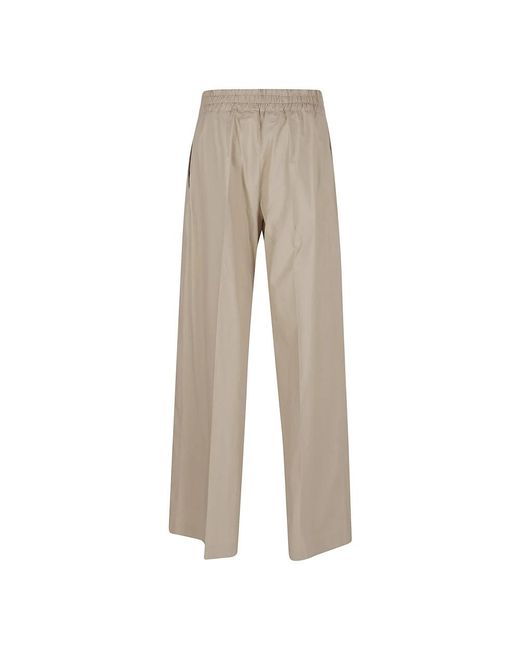 P.A.R.O.S.H. Natural Straight Trousers