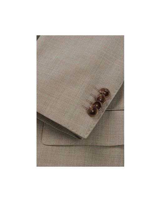 HUGO Gray Single Breasted Suits for men