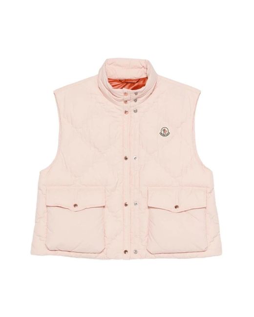 Moncler Pink Waistcoats