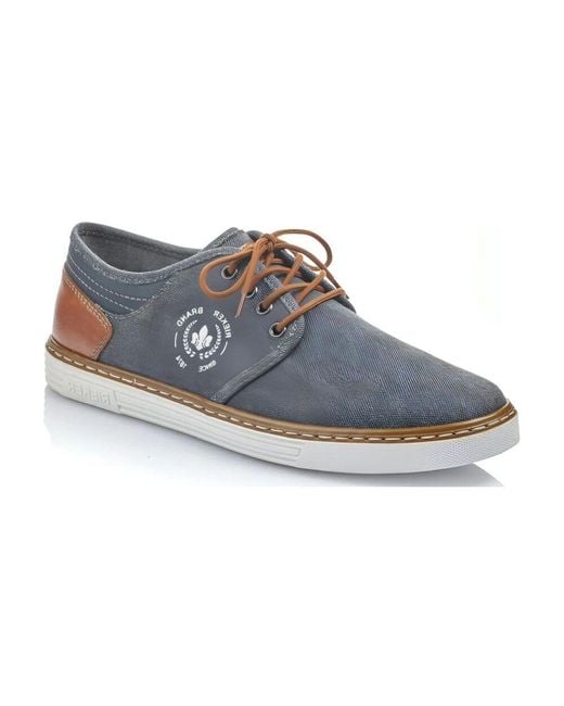Laced Shoes Rieker de hombre de color Blue