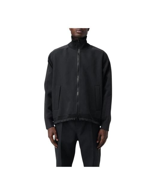 Sacai Black Light Jackets for men