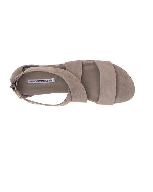 Windsor Smith Brown Flache Sandalen