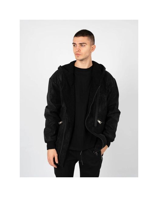 LA HAINE INSIDE US Winter Jackets in het Black voor heren