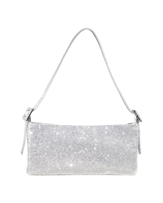 Benedetta Bruzziches Gray Shoulder Bags