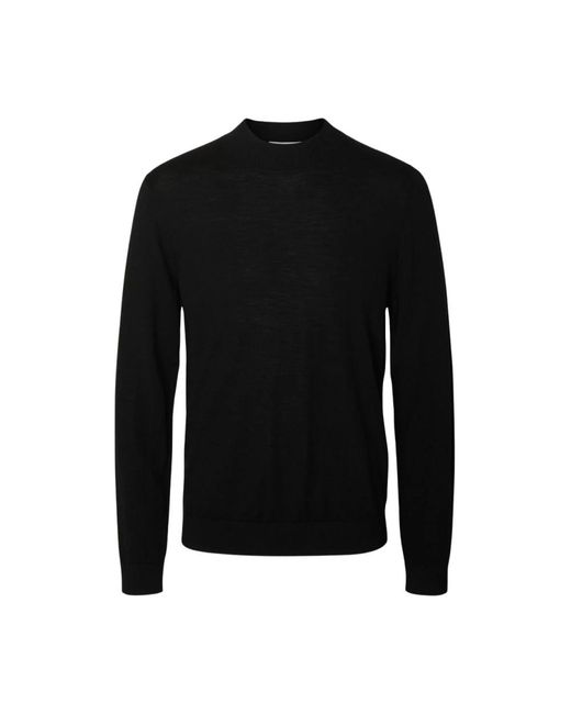 Turtlenecks SELECTED pour homme en coloris Black