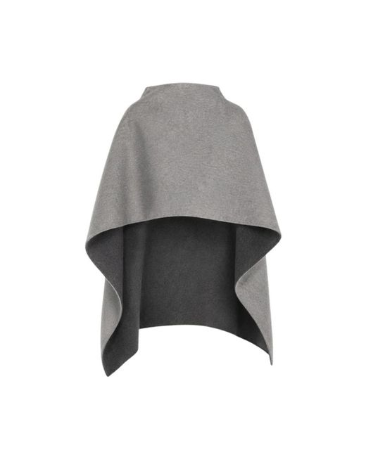 Capes di Alberta Ferretti in Gray