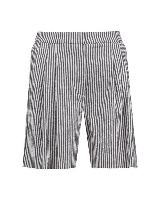 Ottod'Ame Gray Casual Shorts
