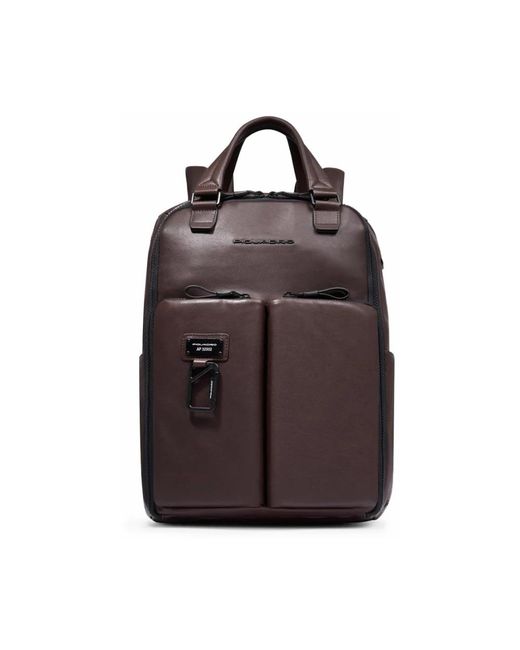 Piquadro Reise-Rucksack Mit Zwei Griffen 15,6" in Brown für Herren