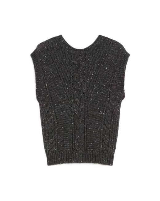 Max Mara Black Vests