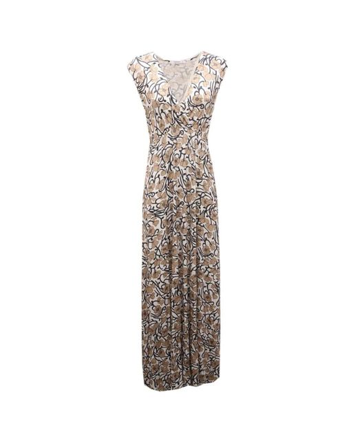 Kangra Kleedjes ,Veelkleurig ,Viscose Jurk Met Print in het Multicolor