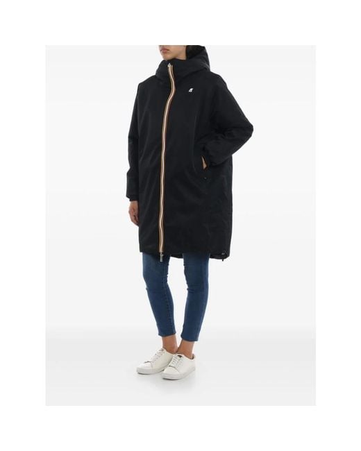 K-Way Black Parkas