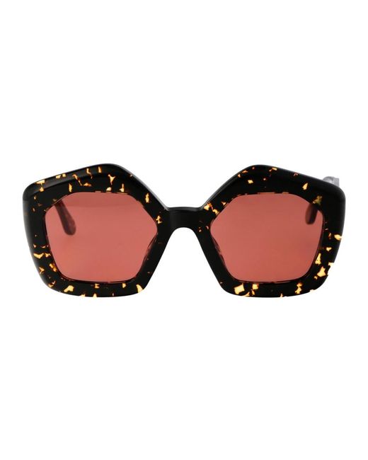 Marni Red Laughing waters sonnenbrille